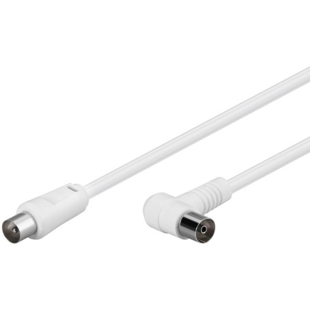 "MicroConnect Coax Cable 15m White Angled - Premium Quality for Superior Connectivity"